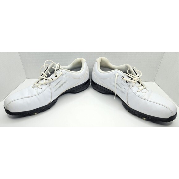 Nike Durasport III 3 Soft Spike Golf Shoes Men’s Size 13 White Black 628527-101 - Picture 4 of 10